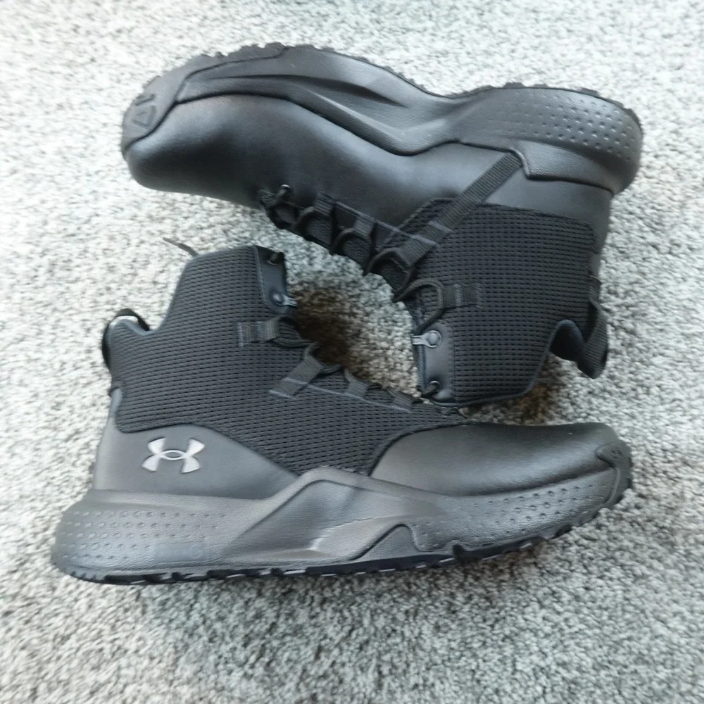 Under Armour Boots Mens 14 Black UA Micro G Stellar Mid Tactical‎ Combat Shoes